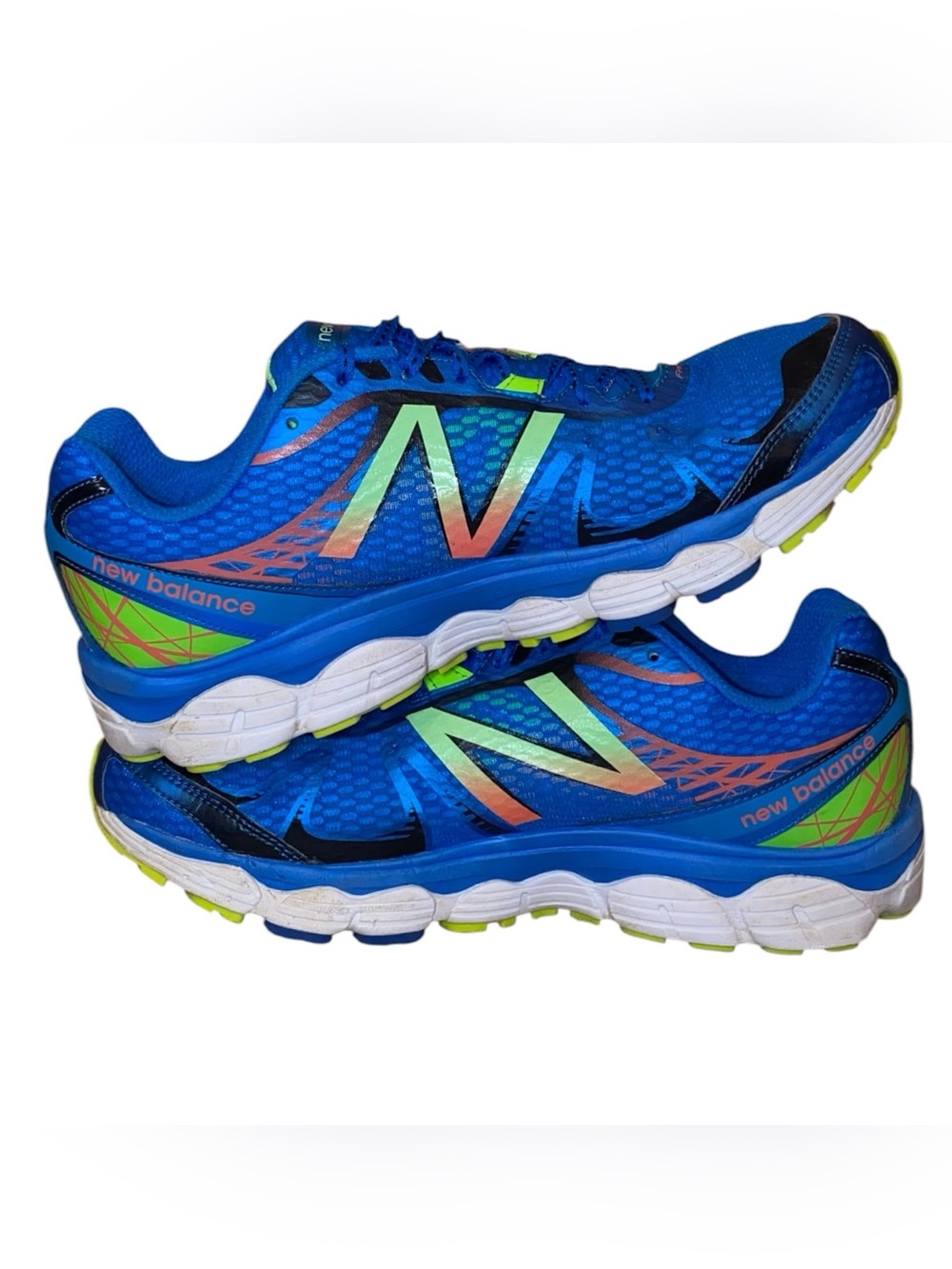 NEW BALANCE 880 V4 Men’s High Mileage Running Shoes Blue Green ORG Size 11-1/2 - Picture 4 of 10